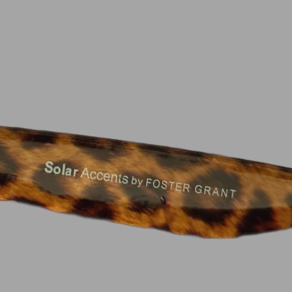 Foster Grant Polarized Sunglasses For Women, Brown Leopard Print Sunglasses NWOT - Picture 3 of 3